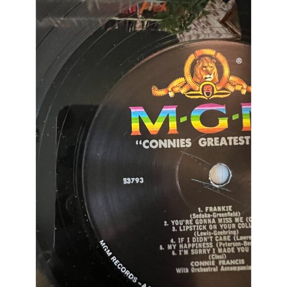 Connies Greatest Hits Vinyl Record MGM E3793 12" LP 1960 Classic Pop Album - Picture 4 of 5